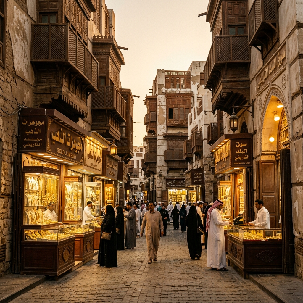Jeddah Historical Al Balad, home to ancient gold markets